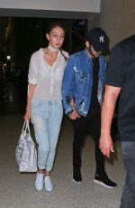 GIGI HADID at LAX Airport in Los Angeles 08/12/2016