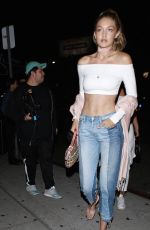 GIGI HADID at Nice Guy in West Hollywood 08/23/2016