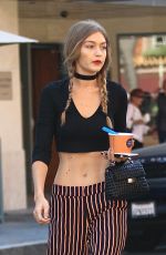 GIGI HADID Out and About in Beverly Hills 08/01/2016