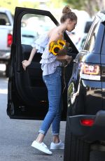 GIGI HADID Out and About in Los Angeles 08/10/2016