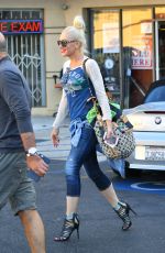 GWEN STEFANI Out and About in Beverly Hills 08/28/2016