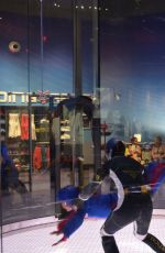 HAILEE STEINFELD at IFLY-Houston in Houston 07/29/2016