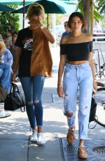 HAILEY BALDWIN and MADISON BEER Out in West Hollywood 08/08/2016