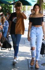 HAILEY BALDWIN and MADISON BEER Out in West Hollywood 08/08/2016