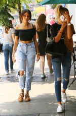 HAILEY BALDWIN and MADISON BEER Out in West Hollywood 08/08/2016