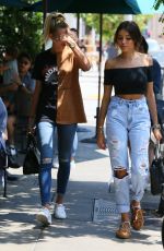 HAILEY BALDWIN and MADISON BEER Out in West Hollywood 08/08/2016