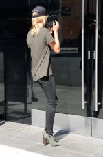 HAILEY BALDWIN at Urth Cafe in Beverly Hills 08/18/2016