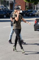 HAILEY BALDWIN at Urth Cafe in Beverly Hills 08/18/2016