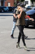 HAILEY BALDWIN at Urth Cafe in Beverly Hills 08/18/2016