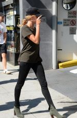 HAILEY BALDWIN at Urth Cafe in Beverly Hills 08/18/2016