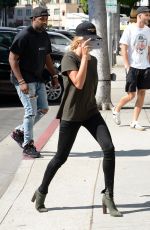 HAILEY BALDWIN at Urth Cafe in Beverly Hills 08/18/2016