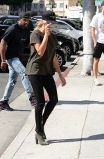 HAILEY BALDWIN at Urth Cafe in Beverly Hills 08/18/2016