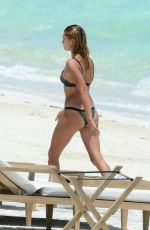 HAILEY BALDWIN in Bikini on the Beach in Turks and Caicos 08/12/2016