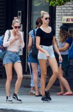 HAILEY CLAUSON Out and About in New York 08/05/2016