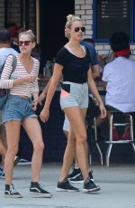 HAILEY CLAUSON Out and About in New York 08/05/2016