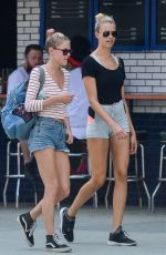 HAILEY CLAUSON Out and About in New York 08/05/2016