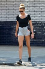 HAILEY CLAUSON Out and About in New York 08/05/2016