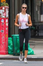 HAILEY CLAUSON Out and About in New York 08/20/2016