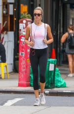 HAILEY CLAUSON Out and About in New York 08/20/2016