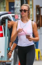 HAILEY CLAUSON Out and About in New York 08/20/2016