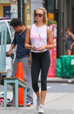 HAILEY CLAUSON Out and About in New York 08/20/2016