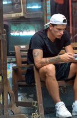 HAILEY CLAUSON with Her Boyfriend Out in Downtown Manhattan 08/05/2016