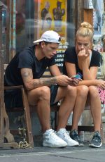 HAILEY CLAUSON with Her Boyfriend Out in Downtown Manhattan 08/05/2016