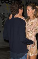 HEIDI KLUM and Vito Schnabel Night Out in New York 08/28/2016