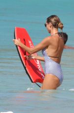 HEIDI KLUM in Swimsuit at a Beach in Caribbean 08/09/2016