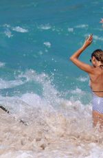 HEIDI KLUM in Swimsuit at a Beach in Caribbean 08/09/2016