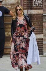 HEIDI KLUM Out in New York 08/06/2016