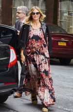 HEIDI KLUM Out in New York 08/06/2016