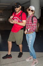 HEIDI MONTAG at Los Angeles International Airport 08/28/2016