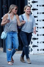 HILARY DUFF Heading to La Esquina Restaurant in New York 08/16/2016