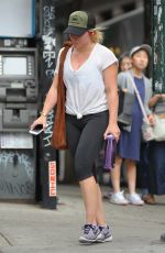 HILARY DUFF Leaves a Gym in New York 08/18/2016