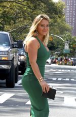 HILARY DUFF on the Set of 