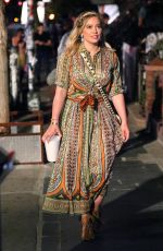 HILARY DUFF on the Set of 