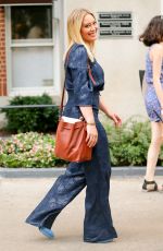 HILARY DUFF on the Set of 