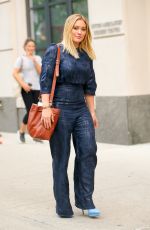 HILARY DUFF on the Set of 