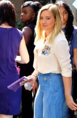 HILARY DUFF on the Set of 