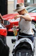 HILARY DUFF Out in New York 08/18/2016