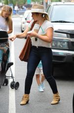 HILARY DUFF Out in New York 08/18/2016