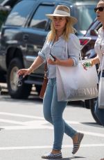 HILARY DUFF Out Shopping in New York 08/12/2016