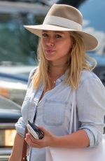 HILARY DUFF Out Shopping in New York 08/12/2016