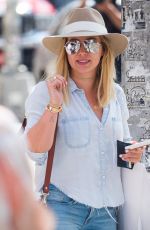HILARY DUFF Out Shopping in New York 08/12/2016