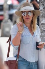 HILARY DUFF Out Shopping in New York 08/12/2016