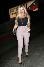 HOLLY HAGAN Night Out in Los Angeles 08/23/2016