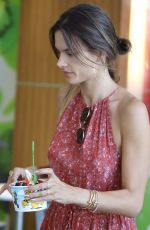 ALESSANDRA AMBROSIO Out in Brentwood 08/30/2016