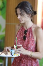 ALESSANDRA AMBROSIO Out in Brentwood 08/30/2016