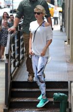 TAYLOR SWIFT Arrives at a Gym in New York 08/09/2016